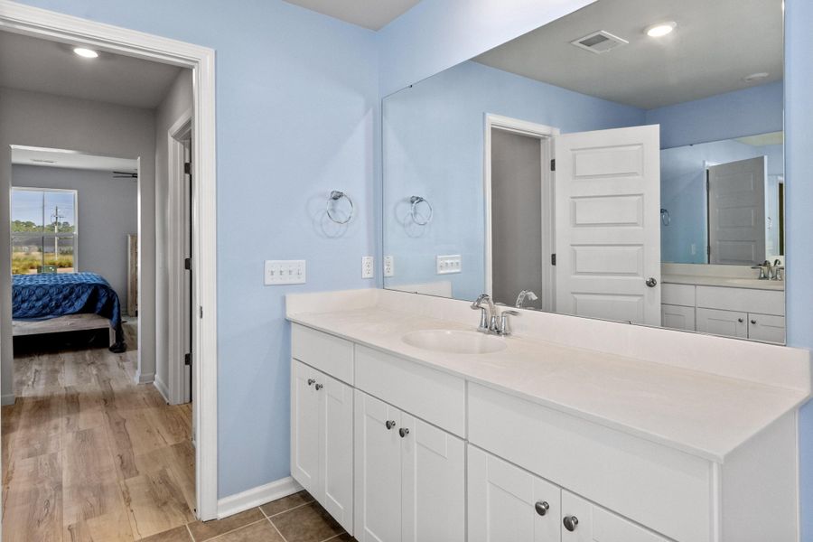 Furnished interior view inside a new home in Sweetgrass at Summers Corner, Summerville (Image 40).