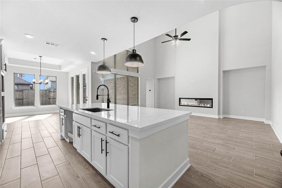 Furnished interior view inside a new home in , Fulshear (Image 5).