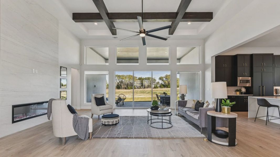 Representative furnished interior of a home built from the Garet by Chesmar Homes in Feathergrass, Florence (Image 6).