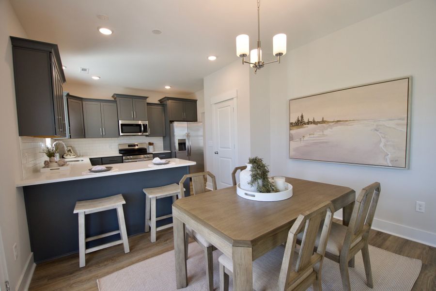 Furnished interior view inside a new home in Parkwood Estates, Leland (Image 7).