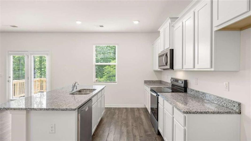 Furnished interior view inside a new home in Brooks Village, Dacula (Image 6).