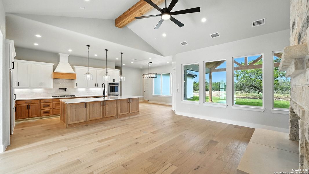 Furnished interior view inside a new home in , Spring Branch (Image 9).