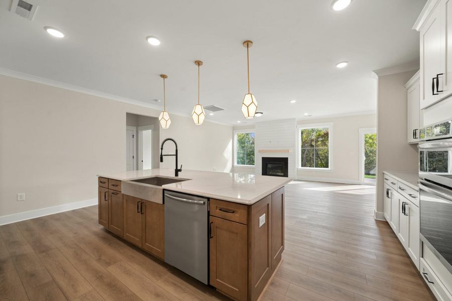 Furnished interior view inside a new home in Fiddler's Ridge, Advance (Image 12).