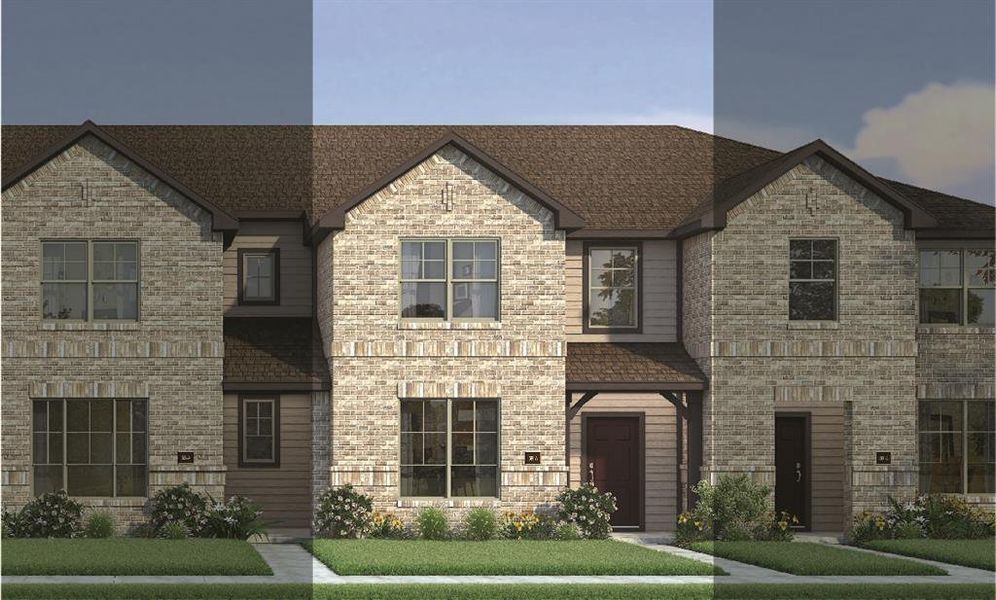 Travis with Elevation 5B Brick Exterior 2023 Townhomes