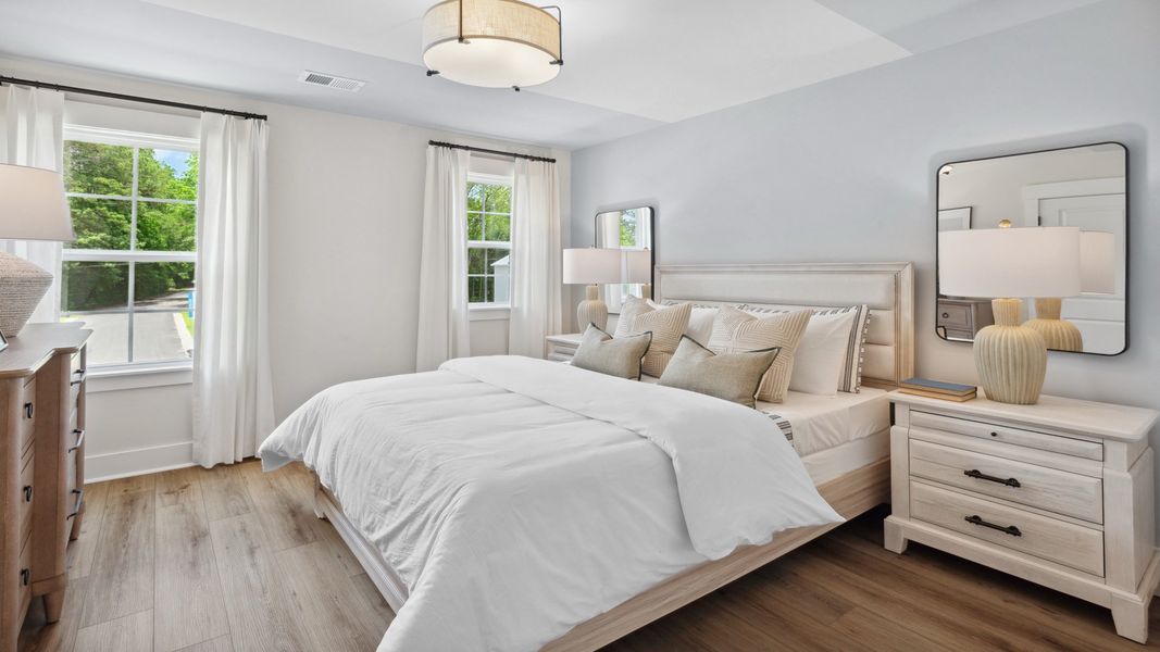 Representative furnished interior of a home built from the St. Helena by DRB Homes in Creekside at Andrews, Summerville (Image 29).
