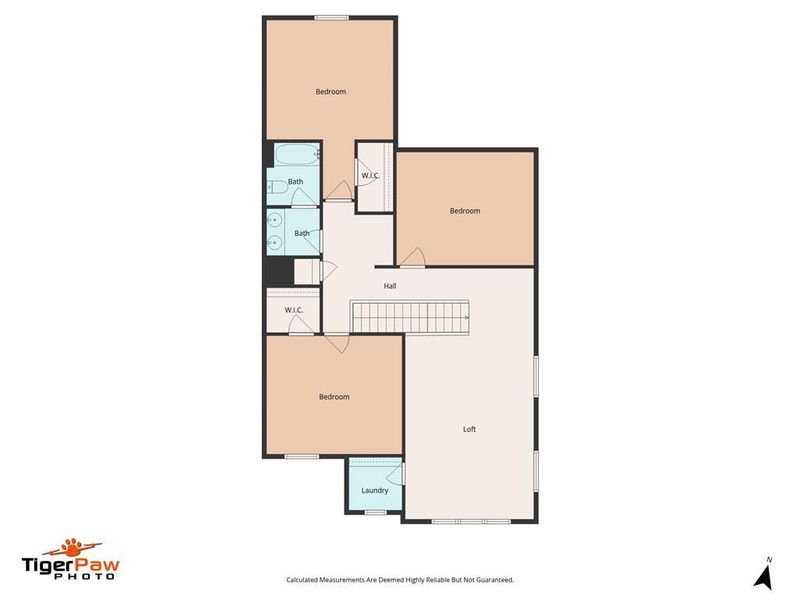 2D floor plan layout of this home in , Flowery Branch, GA (Image 25).