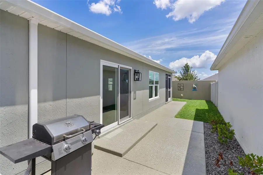 Exterior details and patio area of a home in , The Villages (Image 4).