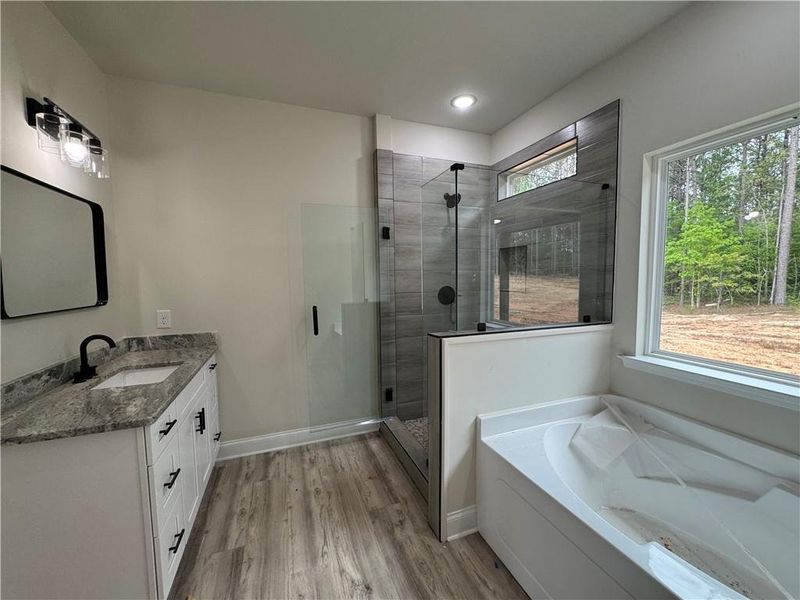 Furnished interior view inside a new home in , Toccoa (Image 5).