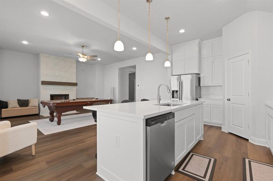 Furnished interior view inside a new home in , Waxahachie (Image 13).