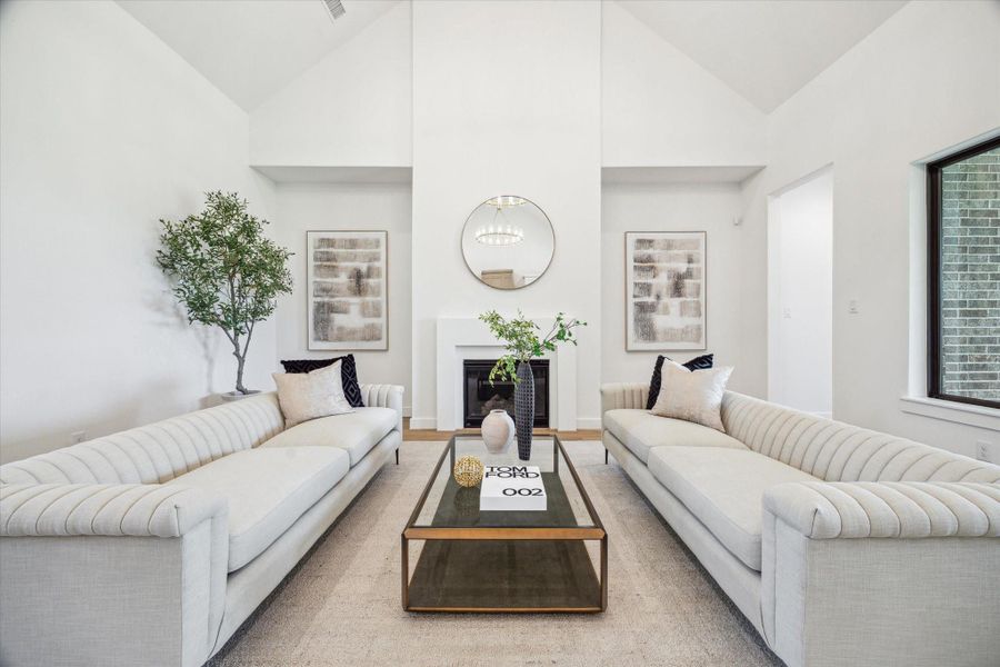 Furnished interior view inside a new home in Grand Central Park, Conroe (Image 11). Furnished interior view inside a new home in Grand Central Park, Conroe (Image 11).