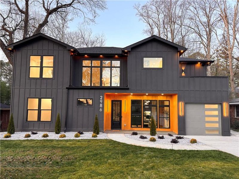 Front exterior of a new home in , Decatur, GA, highlighting curb appeal (Image 29).