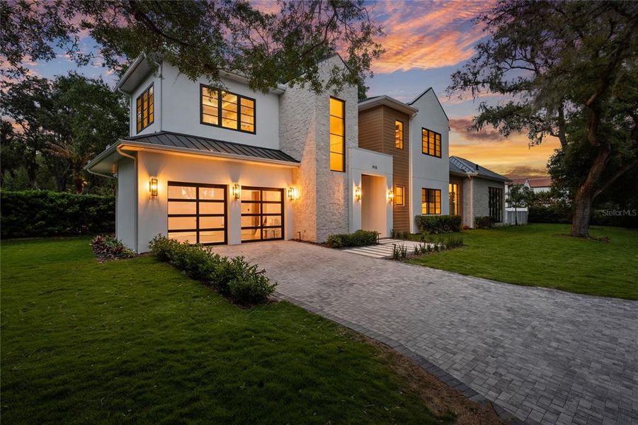 Front exterior of a new home in , Winter Park, FL, highlighting curb appeal (Image 25).