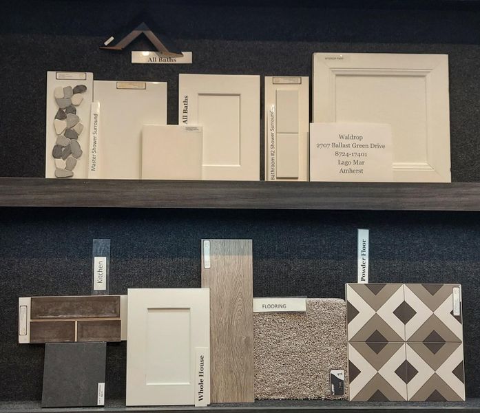 Sample of building materials used in homes in Lago Mar, Texas City (Image 16).