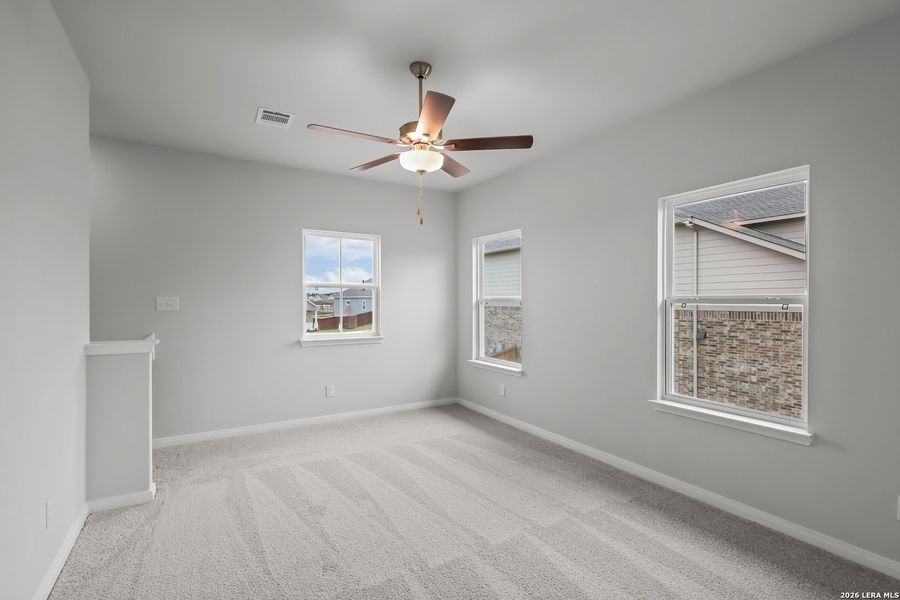 Spacious, unfurnished interior of a new home in Homestead, Schertz (Image 32). Spacious, unfurnished interior of a new home in Homestead, Schertz (Image 32).