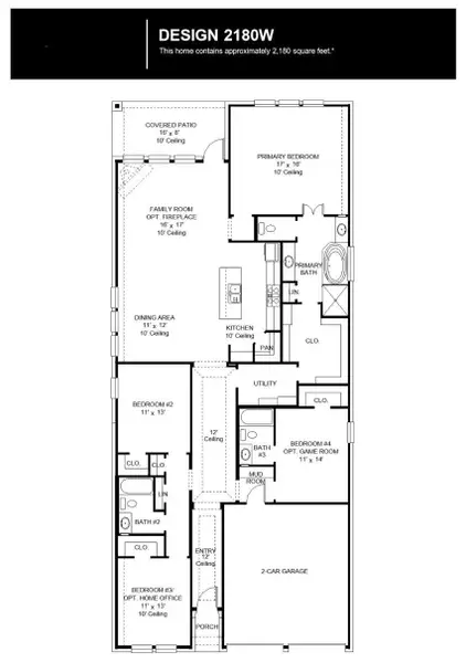 2D floor plan layout of this home in Escondido, Magnolia, TX (Image 2). 2D floor plan layout of this home in Escondido, Magnolia, TX (Image 2).