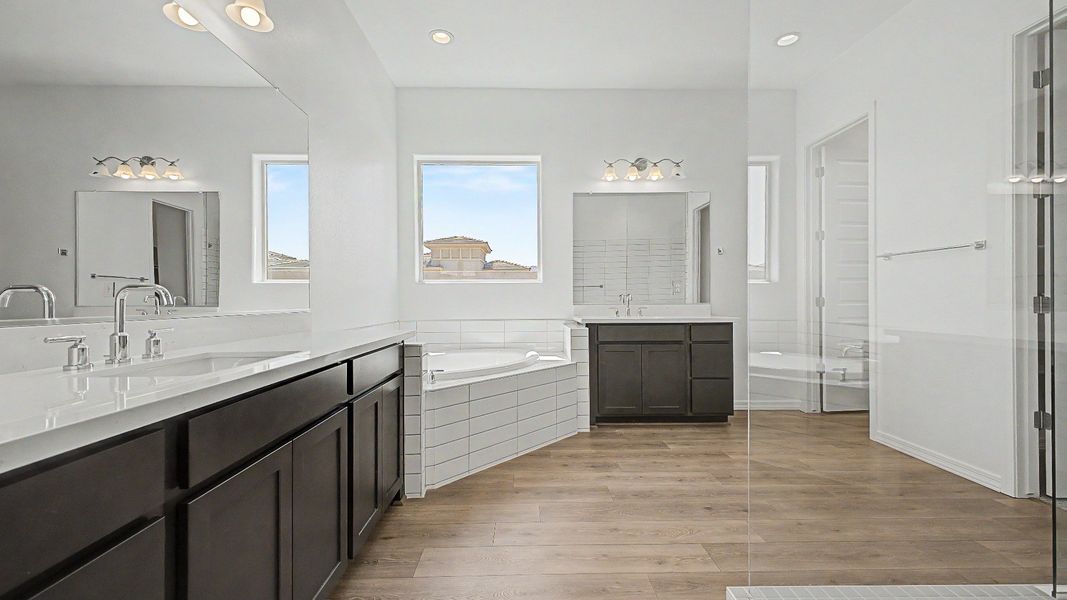 Representative furnished interior of a home built from the Granada by DRB Homes in Windrose, Waddell (Image 14).