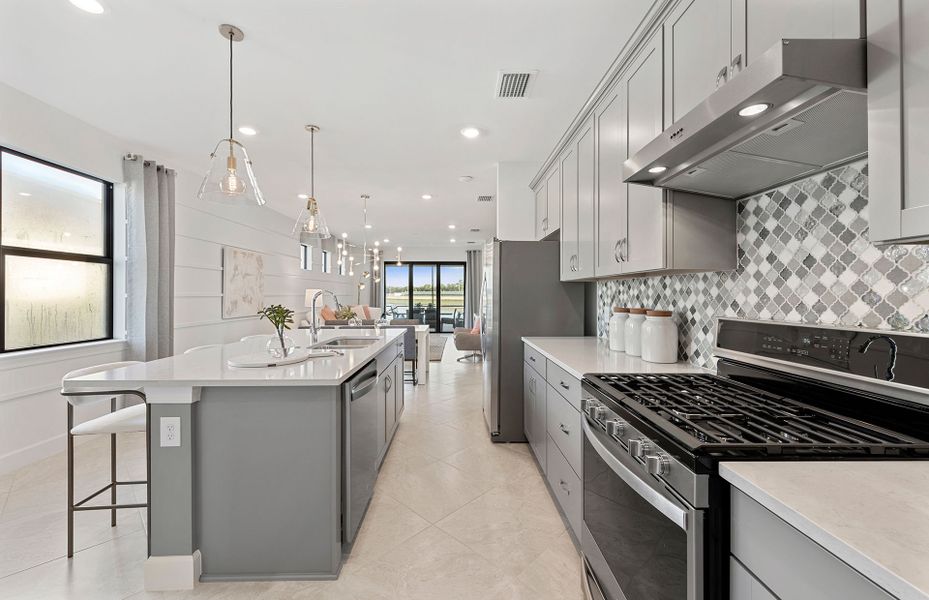 New home with a spacious kitchen perfect for entertaining