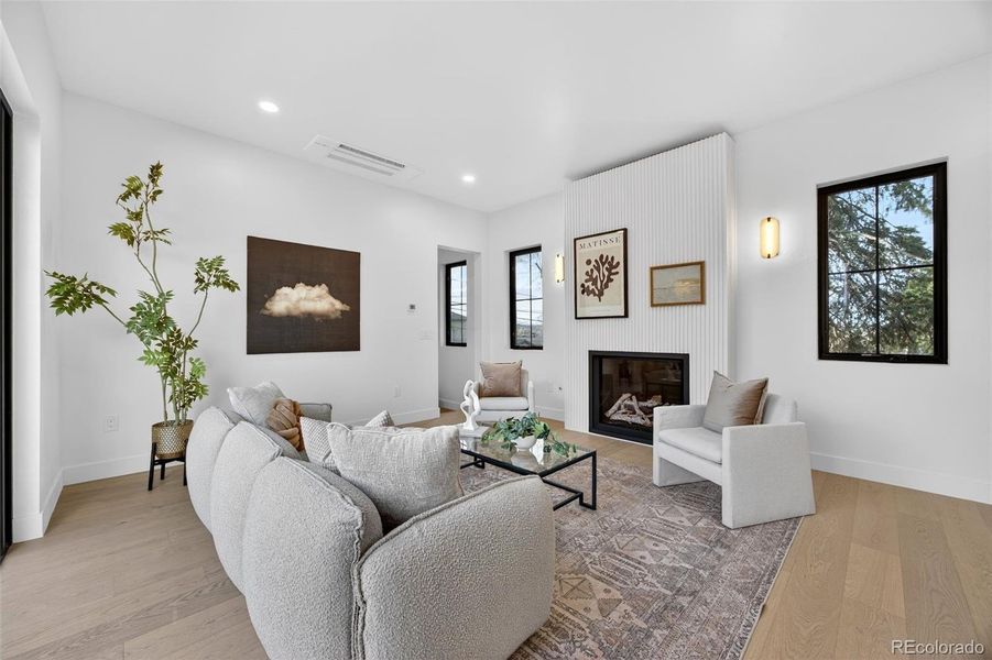 Furnished interior view inside a new home in , Denver (Image 18).