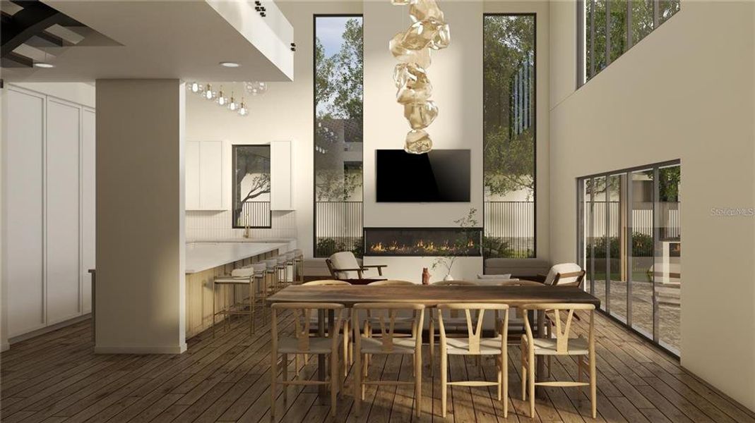 Furnished interior view inside a new home in , Tampa (Image 8). Furnished interior view inside a new home in , Tampa (Image 8).