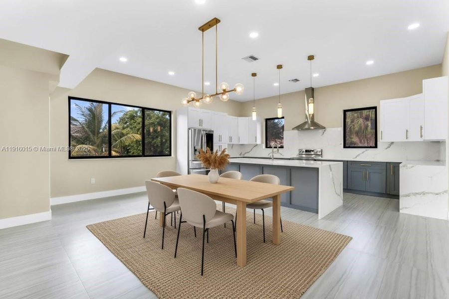Furnished interior view inside a new home in , Plantation (Image 19).