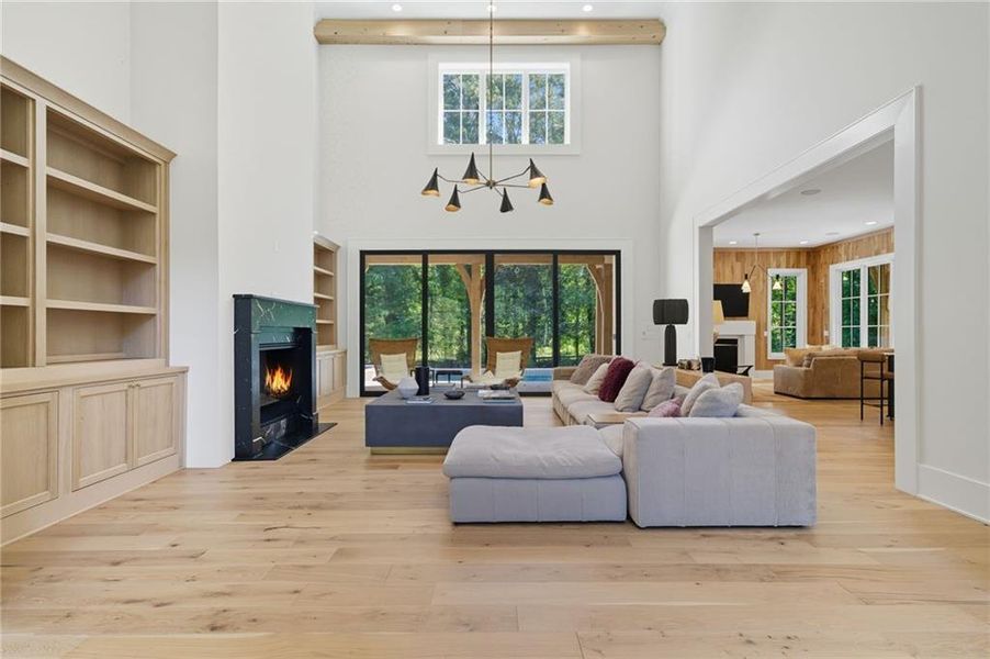 Furnished interior view inside a new home in Crossroads, Alpharetta (Image 50).
