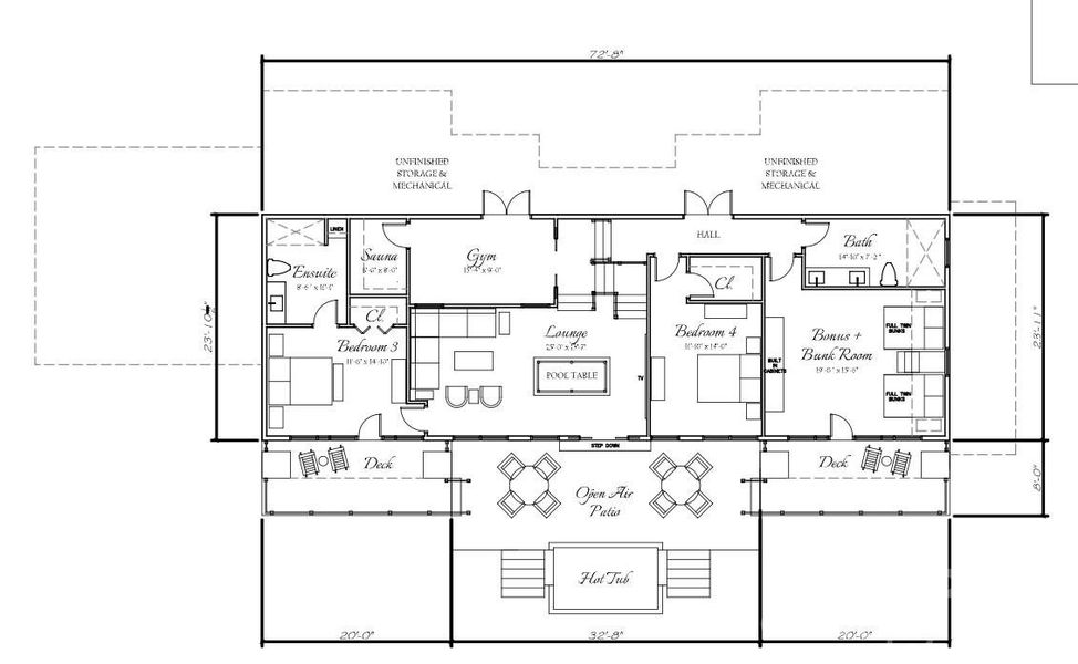 2D floor plan layout of this home in , Elk Park, NC (Image 6).