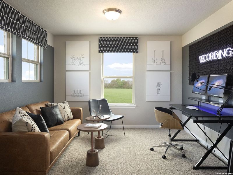 Furnished interior view inside a new home in Lark Canyon, New Braunfels (Image 4).