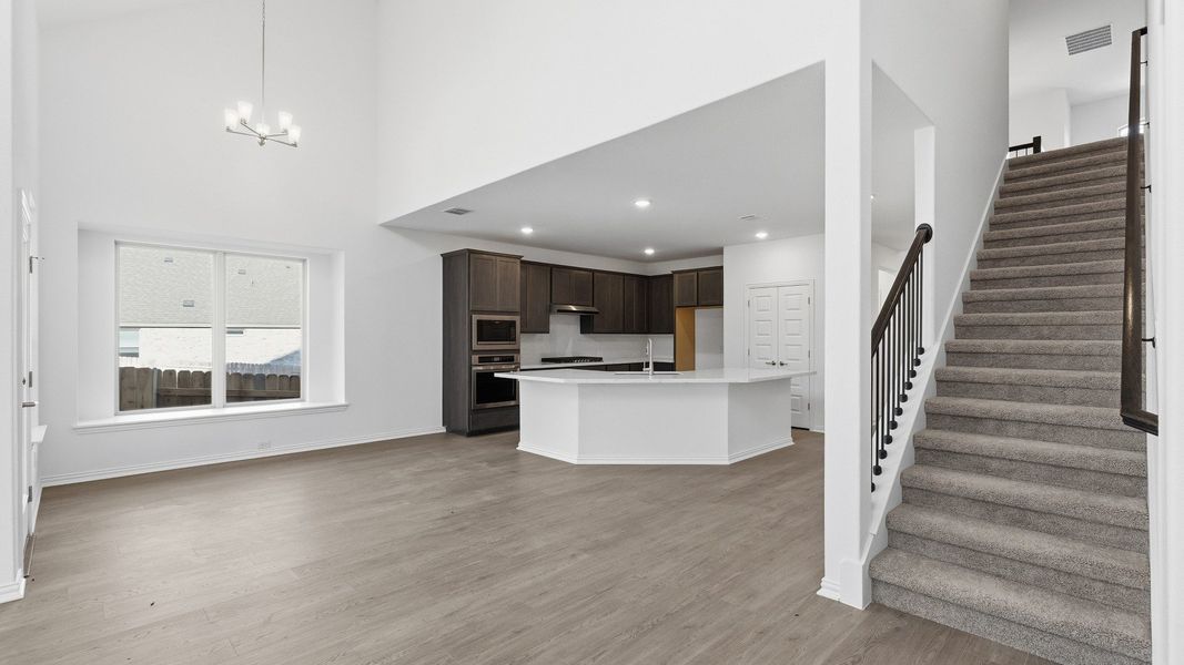 Furnished interior view inside a new home in Anthem, Kyle (Image 11).