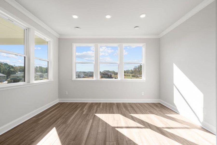 Spacious, unfurnished interior of a new home in Reserve at Hickory Walk, Kennesaw (Image 34). Spacious, unfurnished interior of a new home in Reserve at Hickory Walk, Kennesaw (Image 34).