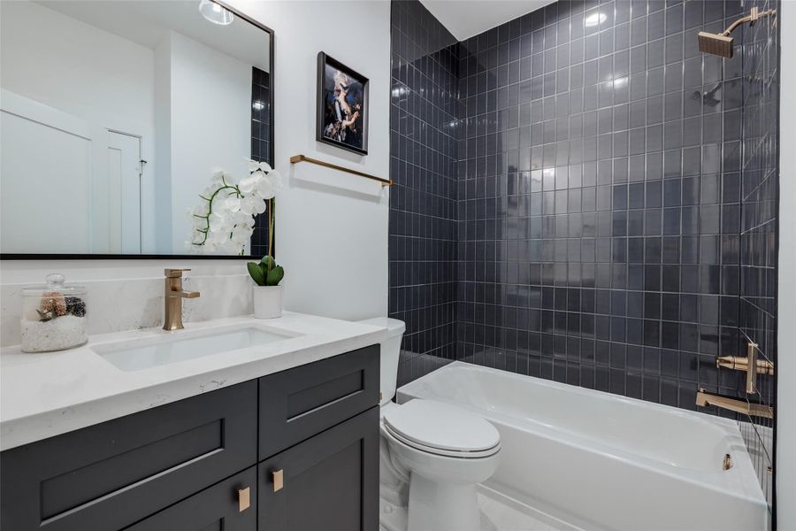 Furnished interior view inside a new home in , Houston (Image 23).