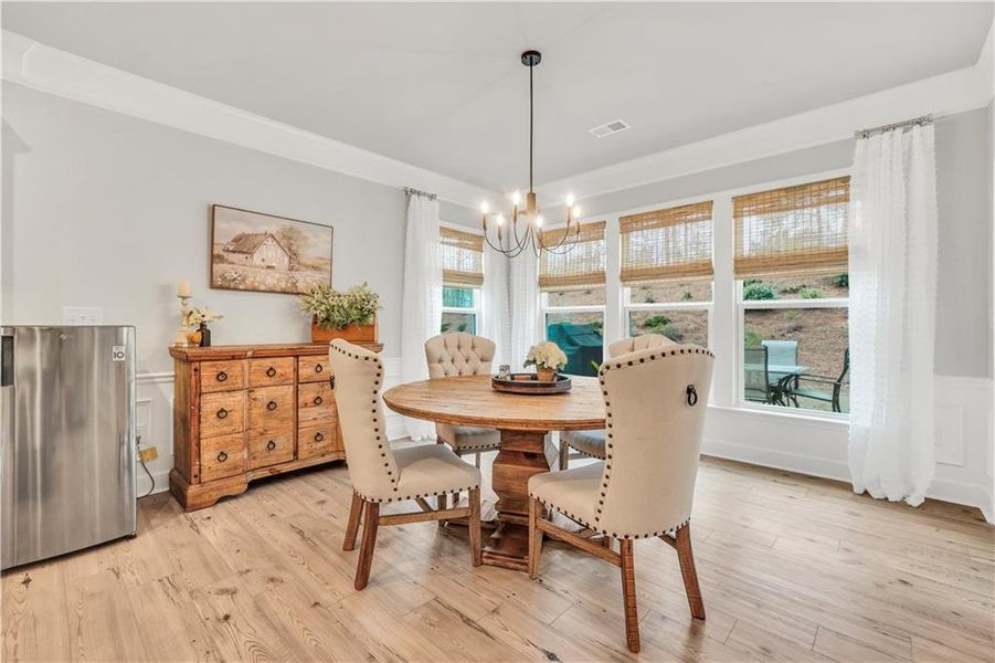 Furnished interior view inside a new home in , Griffin (Image 42).