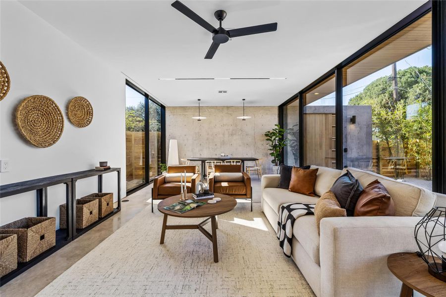 Furnished interior view inside a new home in , Austin (Image 15). Furnished interior view inside a new home in , Austin (Image 15).