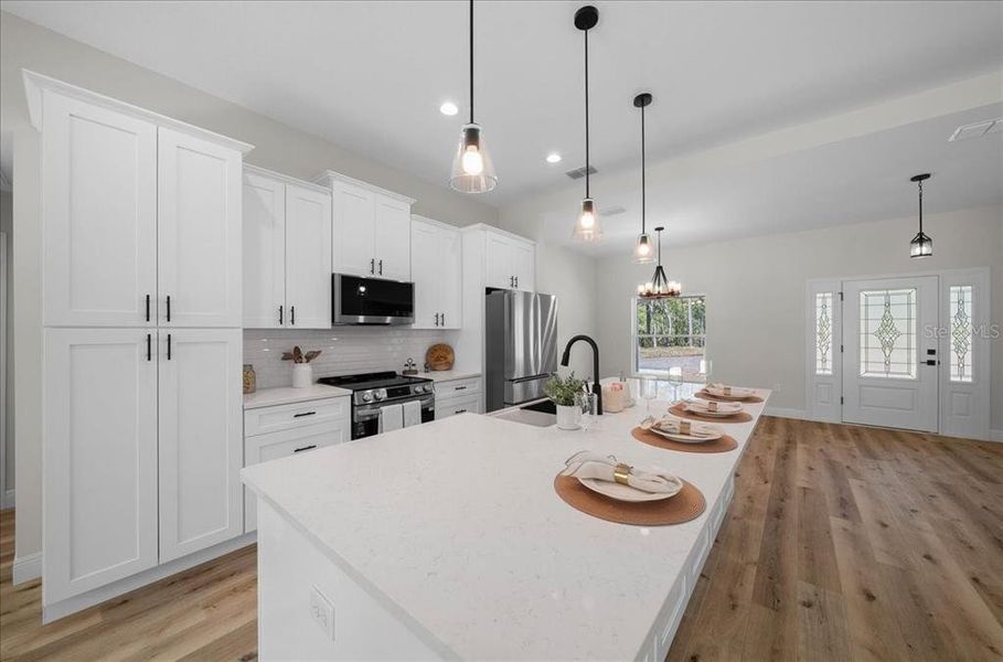 Furnished interior view inside a new home in , Ocala (Image 14).