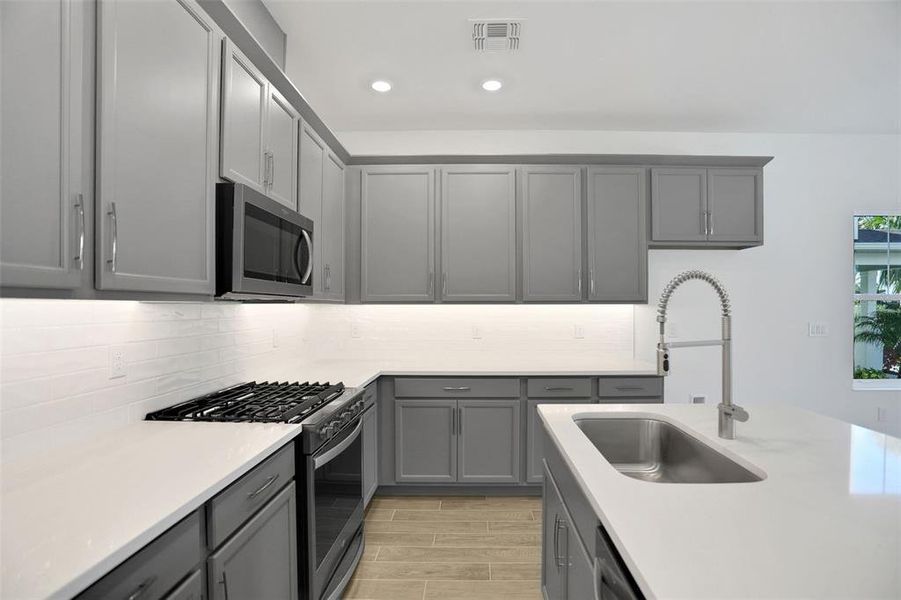 Furnished interior view inside a new home in Bungalow Walk at Lakewood Ranch, Sarasota (Image 14).