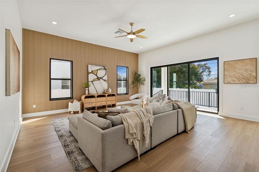 Furnished interior view inside a new home in , Tampa (Image 13).