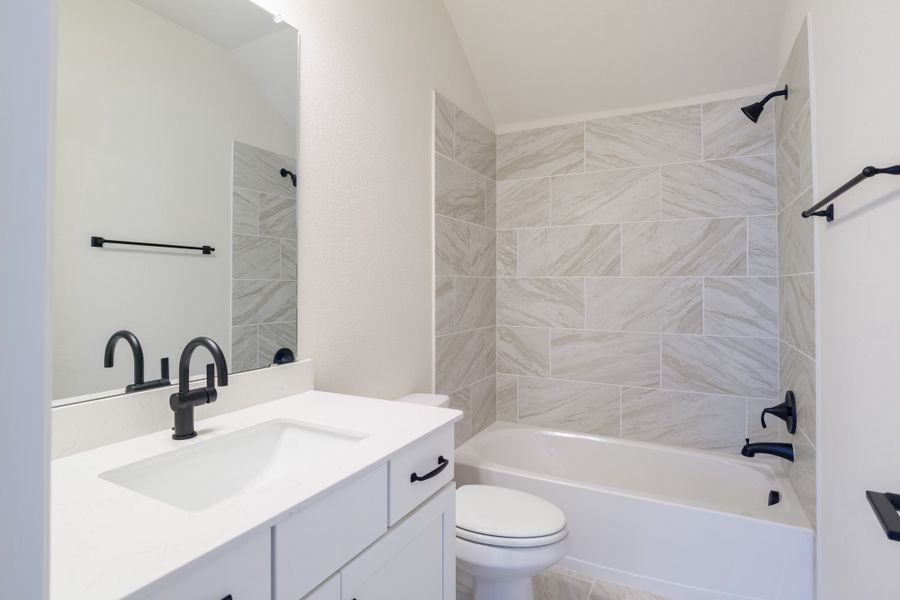 Furnished interior view inside a new home in Valencia on the Lake, Little Elm (Image 8).