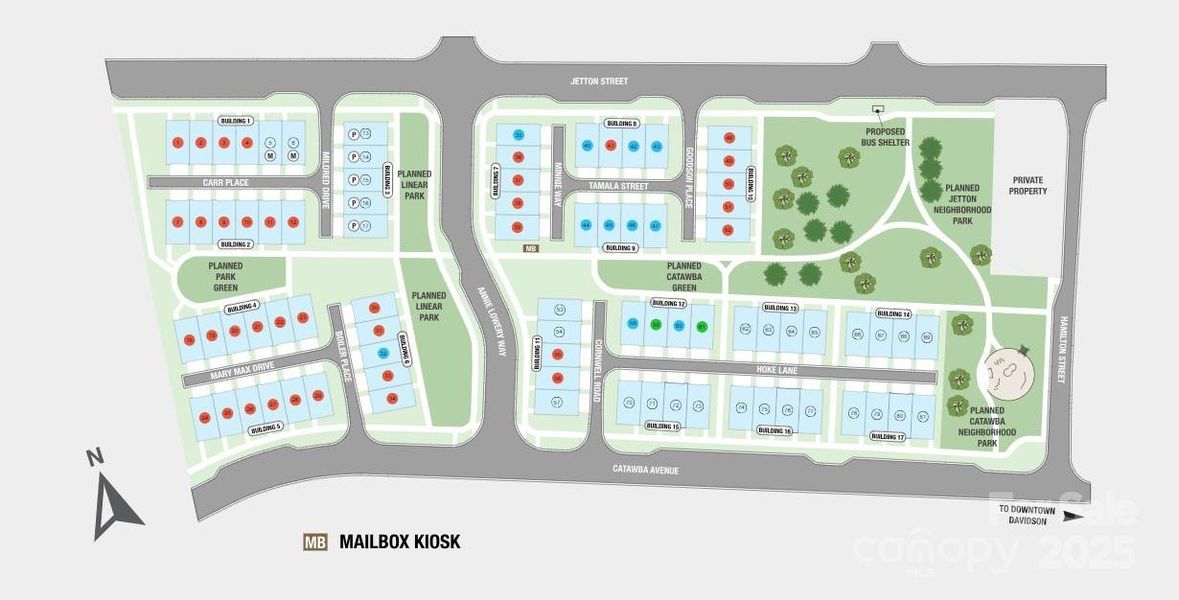 Parkside Commons Sitemap