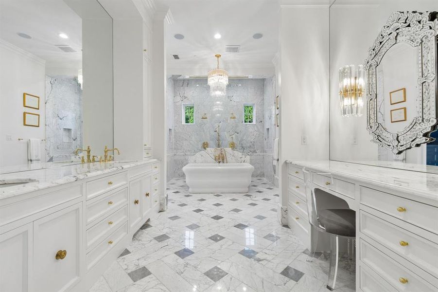 Furnished interior view inside a new home in , Southlake (Image 16).