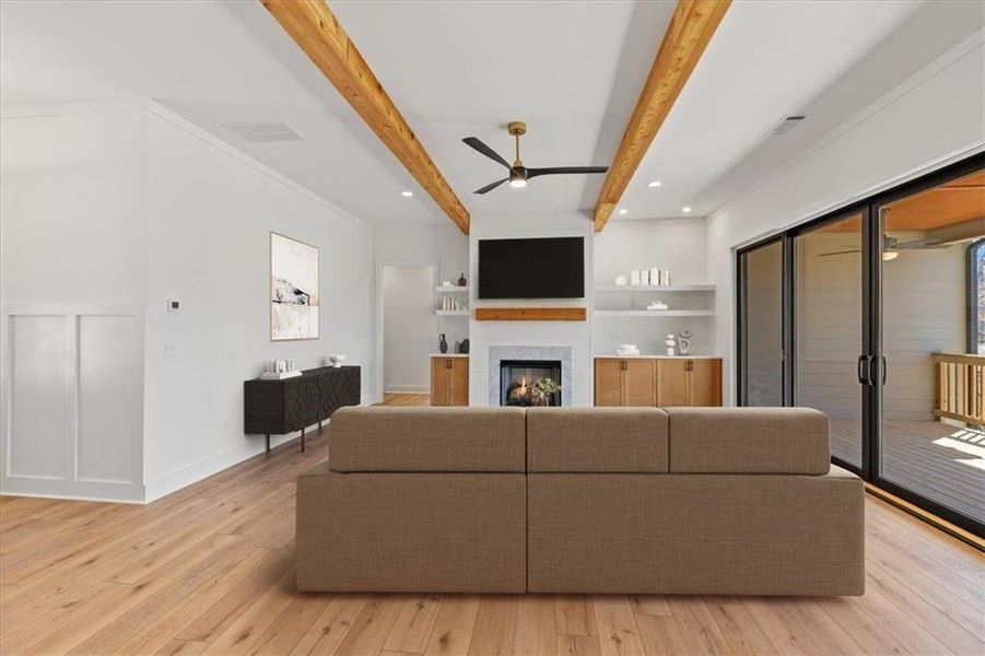 Furnished interior view inside a new home in , Gainesville (Image 36).