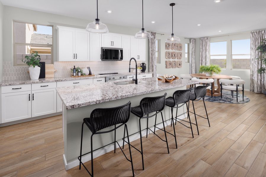 Representative furnished interior of a home built from the Imperial by Beazer Homes in Montana Vista - Summit, Buckeye (Image 9).