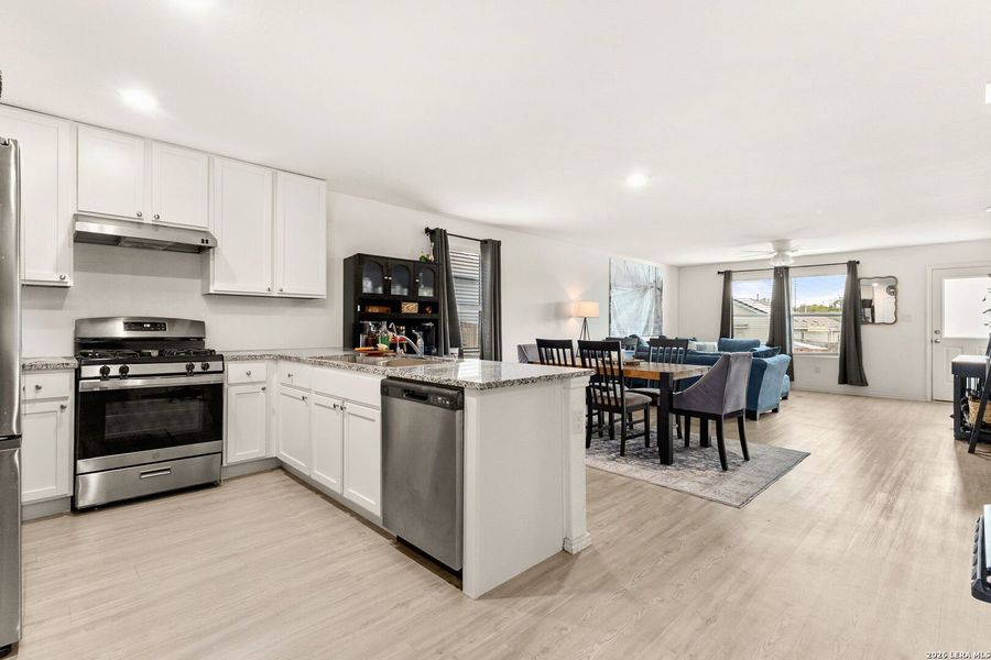 Furnished interior view inside a new home in Vista Point, San Antonio (Image 10).