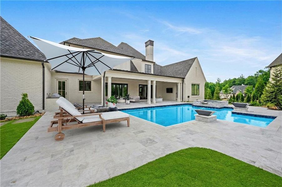 Exterior details and patio area of a home in , Milton (Image 3).