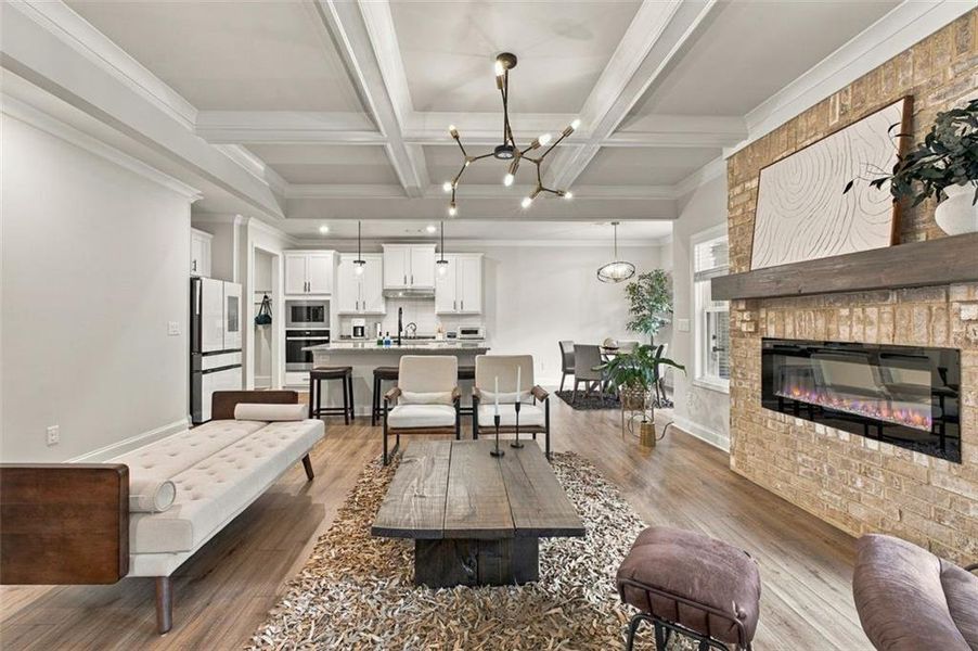 Furnished interior view inside a new home in , Lawrenceville (Image 48).