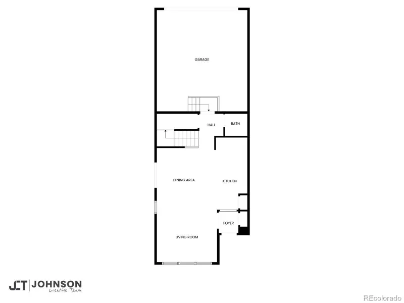 2D floor plan layout of this home in The Aurora Highlands Horizon Collection, Aurora, CO (Image 5).