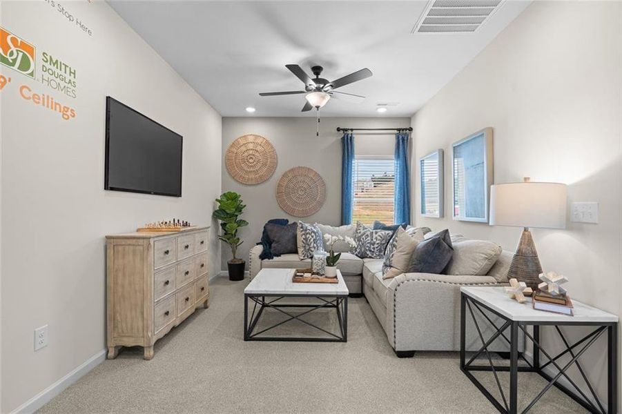 Furnished interior view inside a new home in The Andros, Dalton (Image 30).