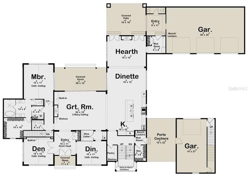 2D floor plan layout of this home in , Tampa, FL (Image 4).