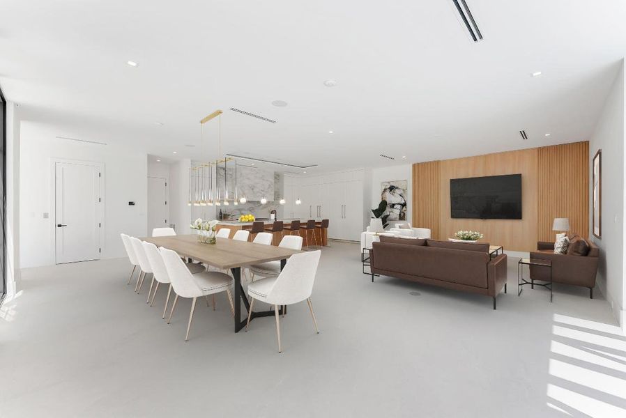 Virtually Staged Great Room