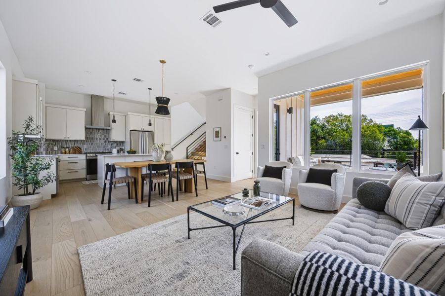 Furnished interior view inside a new home in , Austin (Image 15).