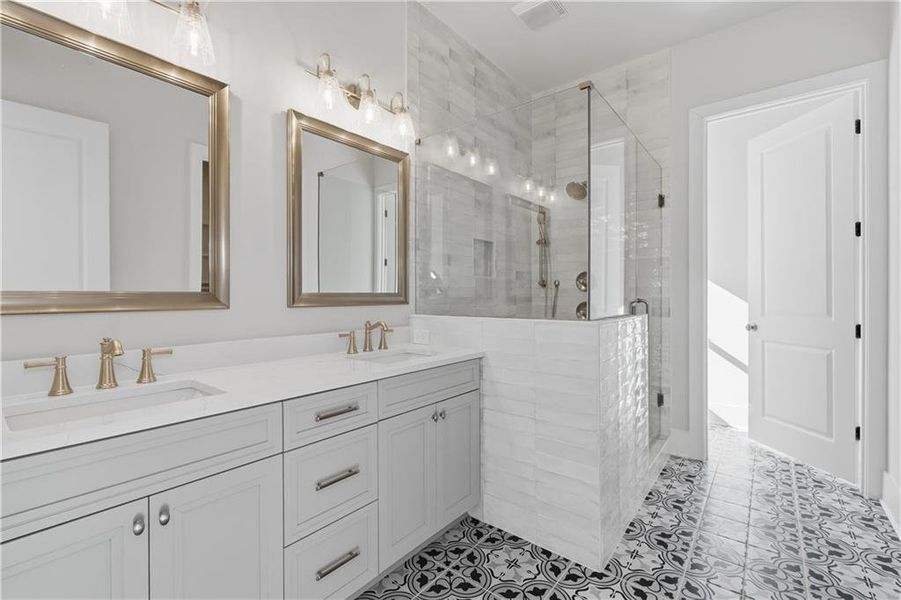 Furnished interior view inside a new home in , Milton (Image 13).