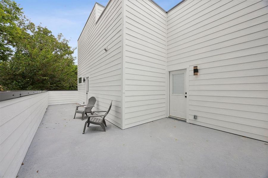 View of 2nd floor patio